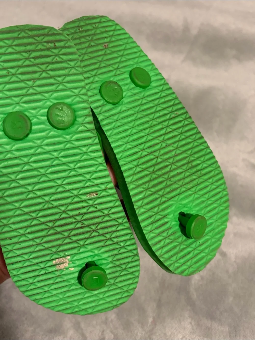 Kids Green Dino Flip-Flops - Fun Printed Sandals